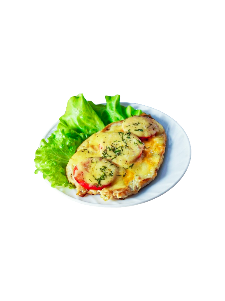 ОТБИВНАЯ КУРИННАЯ С ОВОЩАМИ